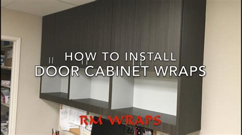 wrap cabinet doors with stainless steel|how to wrap cabinet doors.